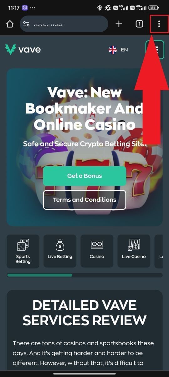 Upakuaji wa Programu ya Vave: Jinsi ya Kusakinisha kwenye Android na iOS Mobile Upakuaji wa Programu ya Vave: Jinsi ya Kusakinisha kwenye Android na iOS Mobile