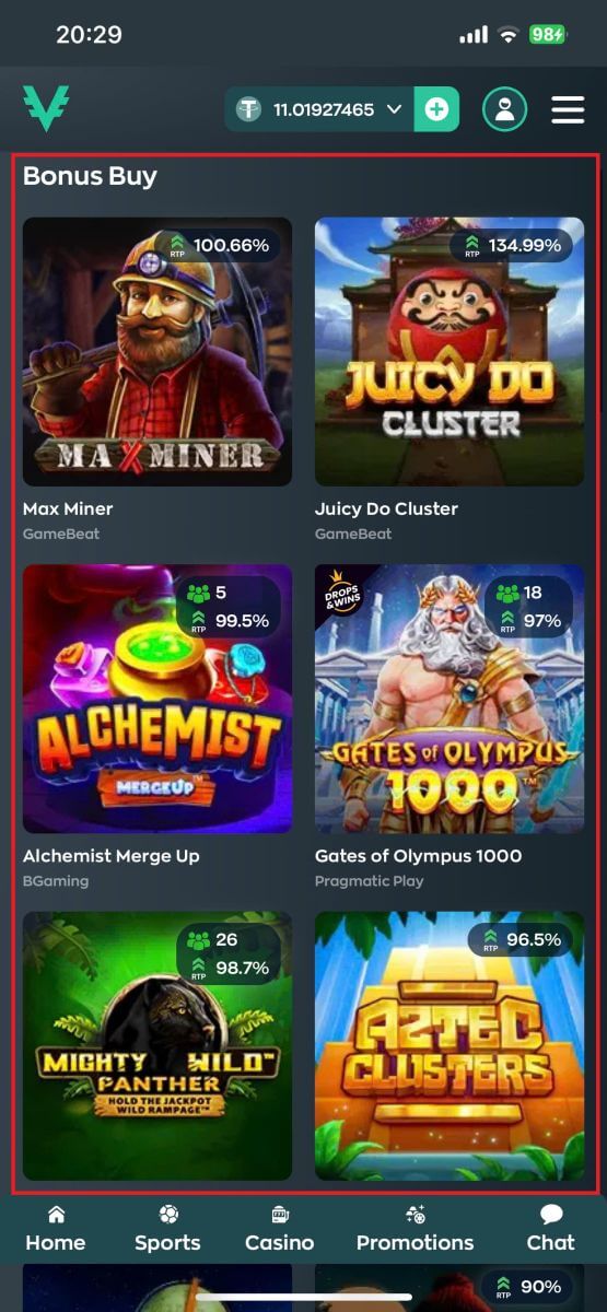 Hoe bonuskoopspellen op Vave te spelen Hoe bonuskoopspellen op Vave te spelen