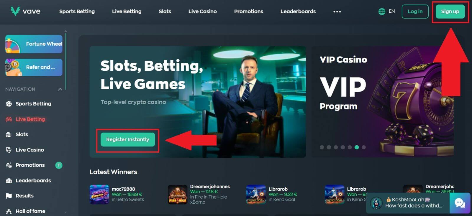 Hoe bonuskoopspellen op Vave te spelen Hoe bonuskoopspellen op Vave te spelen