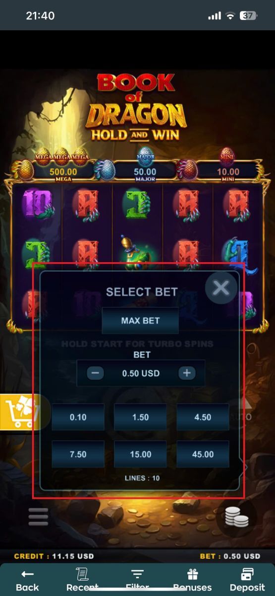 Vave တွင် လူကြိုက်များသော Slot ဂိမ်းများကို ကစားနည်း