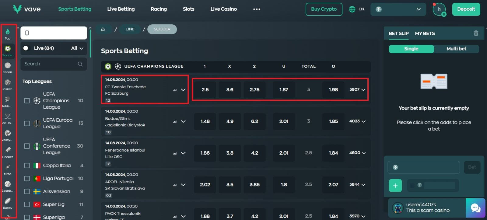Idlalwa kanjani Ukubheja Kwezemidlalo ku-Vave Idlalwa kanjani Ukubheja Kwezemidlalo ku-Vave