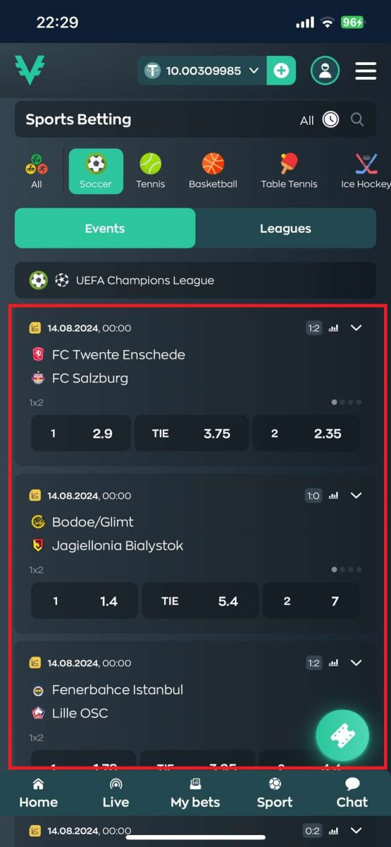 Idlalwa kanjani Ukubheja Kwezemidlalo ku-Vave Idlalwa kanjani Ukubheja Kwezemidlalo ku-Vave