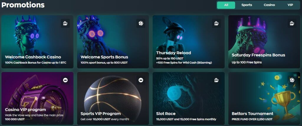 Vave Casino Review: accounttypen, spellen, stortingen en opnames Vave Casino Review: accounttypen, spellen, stortingen en opnames